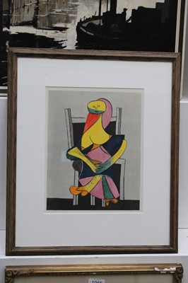 Lot 1072 - After Pablo Picasso (1881 –1973) Seated woman...