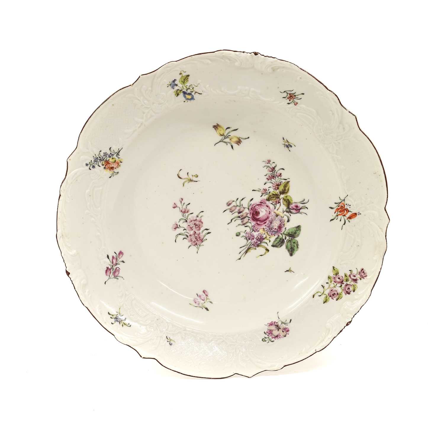 Lot 32 - A Chelsea Porcelain Dish, of Warren Hastings...