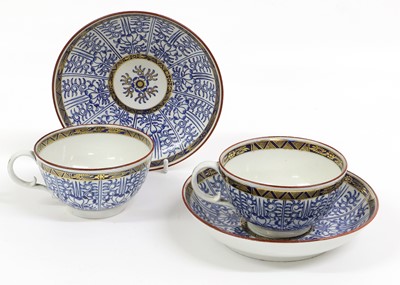 Lot 26 - A Pair of Worcester Porcelain Breakfast Cups...