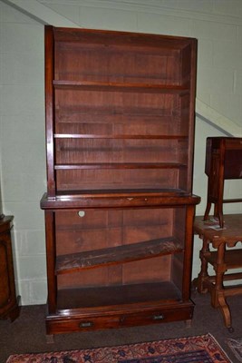 Lot 536 - Victorian mahogany open bookcase