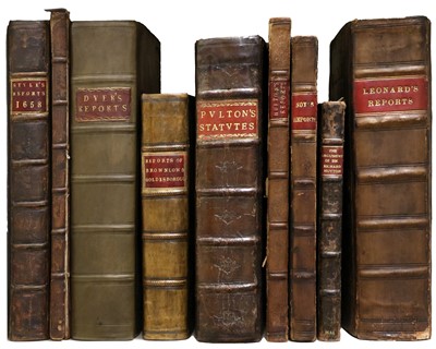 Lot 111 - Law Reports A good collection of seventeenth...