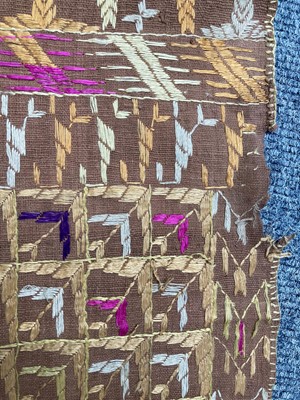 Lot 314 - 20th Century Indian Bagh Phulkari Floss Silk...