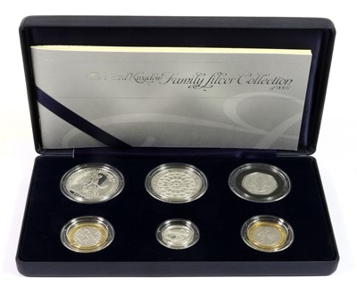 Lot 183 - 2 x UK 'Family Silver Collections' comprising:...