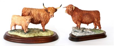 Lot 72 - Border Fine Arts 'Highland Bull' (Style One),...