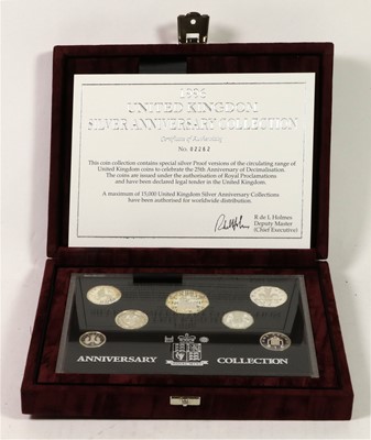 Lot 468 - 3 x UK Silver Proof Year Sets,...