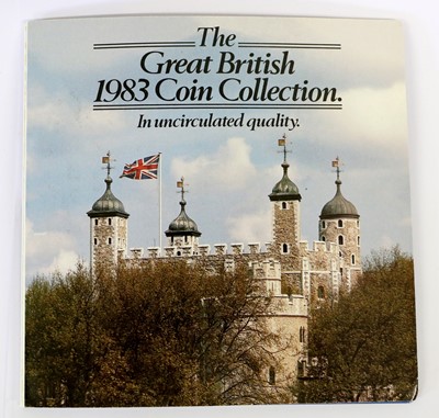 Lot 491 - The Great British 1983 Coin Collection, 8-coin...