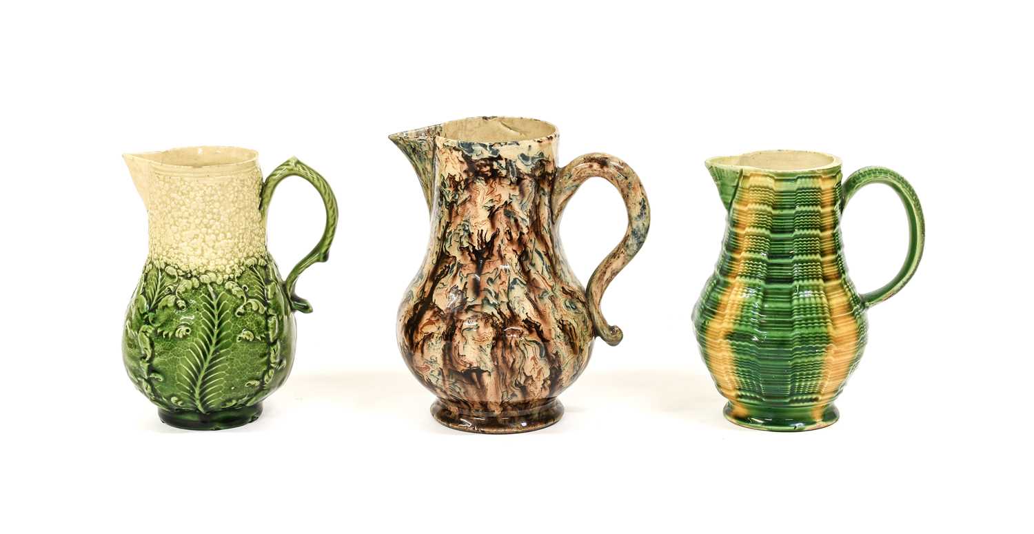 Lot 50 - A Staffordshire Creamware Cauliflower-Moulded...