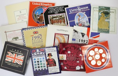 Lot 489 - 15 x UK Specimen Sets, comprising: 1983, 1984,...