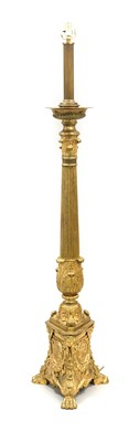 Lot 838 - A Late 19th Century Ormolu and Brass Standard...