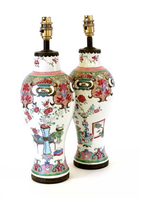 Lot 131 - A Pair of Chinese Porcelain Vases,...
