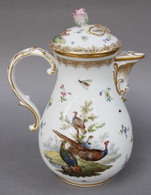 Lot 263 - A Late 19th Century Meissen Hot Water Jug and...