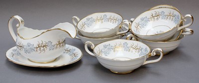 Lot 225 - A Group of Tuscan China Dinner Wares, in the...