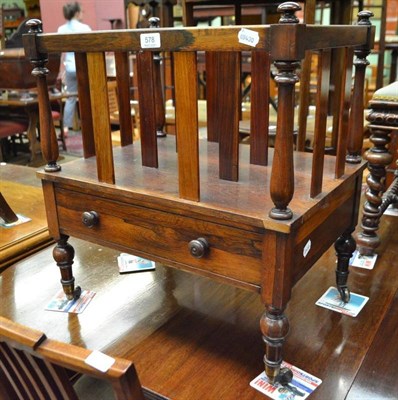 Lot 578 - A rosewood Canterbury