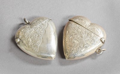Lot 113 - Two Edward VII Silver Vesta-Cases, by Samuel M...
