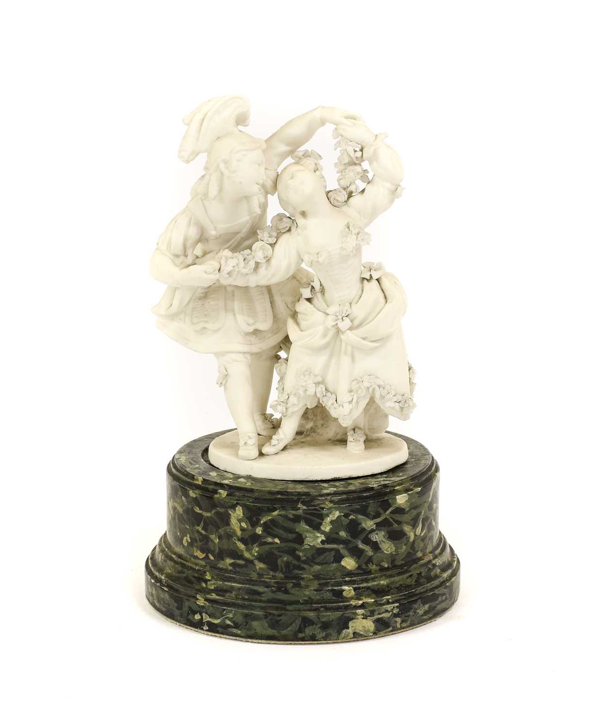 Lot 115 - A Sèvres Biscuit Porcelain Group of La Danse...