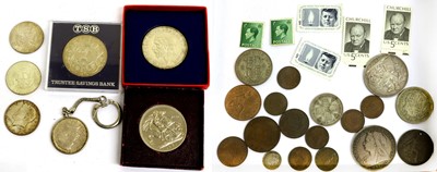 Lot 145 - Mixed Collection, comprising: George V crown...