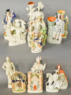 Lot 65 - A Collection of 19th Century Staffordshire...