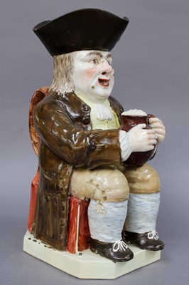 Lot 38 - A 19th Century Staffordshire Pottery Toby Jug,...
