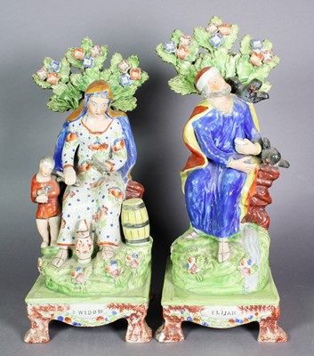 Lot 23 - A Pair of Early 19th Century Titled Pearlware...