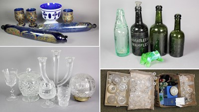 Lot 36 - A Collection of 19th Century and Later Glass,...