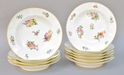 Lot 295 - A Set of Ten 19th Century French Handpainted...