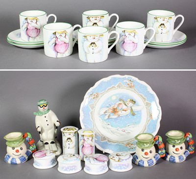 Lot 236 - A Collection of Royal Doulton Snowman Items,...