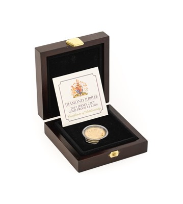 Lot 273 - Jersey, Gold Proof £1 2012 (.916 gold, 22.5mm,...