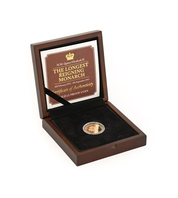 Lot 275 - Jersey, Gold Proof £1 2015 (.916 gold, 22.5mm,...