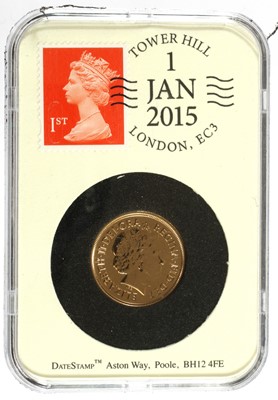 Lot 344 - Elizabeth II, Sovereign 2015, obv....