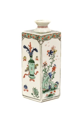 Lot 128 - A Chinese Porcelain Flask, Kangxi, of square...