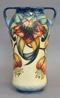 Lot 316 - A Modern Moorcroft Twin-Handled Vase, Anna...