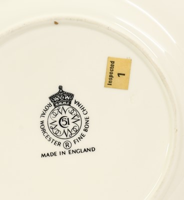 Lot 86 - A Royal Worcester Porcelain Side Plate, by...
