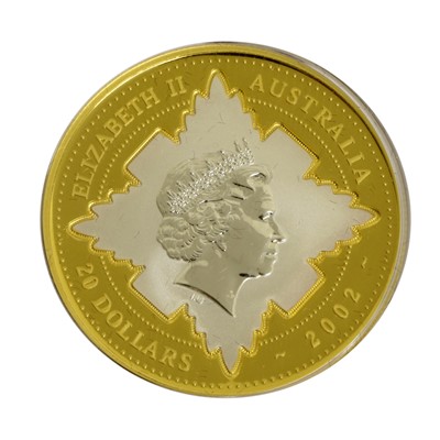 Lot 232 - Australia, Bimetallic Gold & Silver Proof $20...