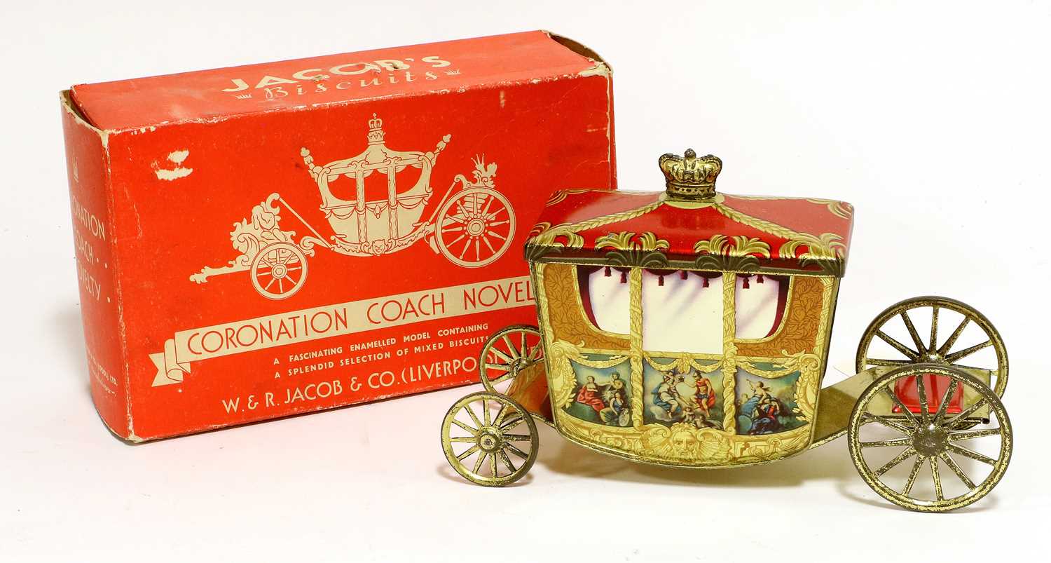 Lot 319 W R Jacob Co Coronation Coach Biscuit