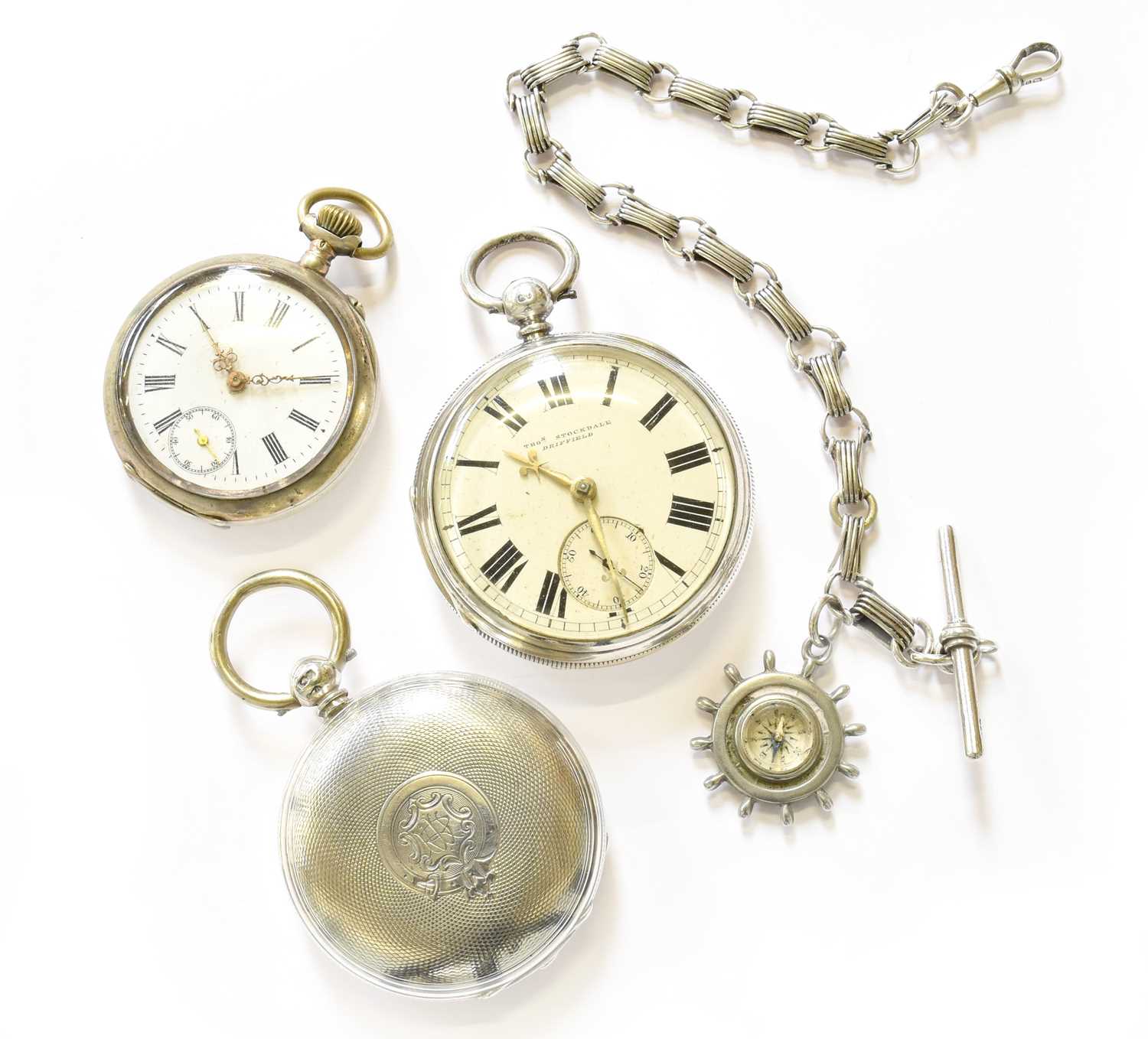 Lot 85 - Two Silver Pocket Watches, Another Pocket...