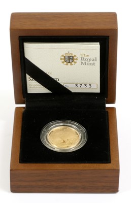 Lot 335 - Elizabeth II, Gold Proof Sovereign 2012, obv....