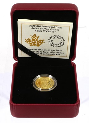 Lot 371 - Canada, Gold Proof $10 2020 (.999 gold, 20mm,...