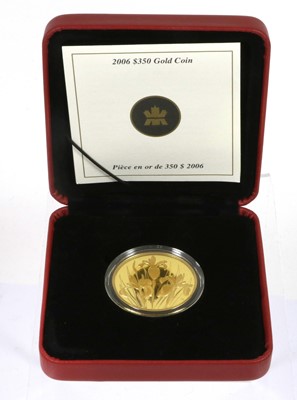 Lot 368 - Canada, Gold Proof $350 2006 (.999 gold, 35mm,...