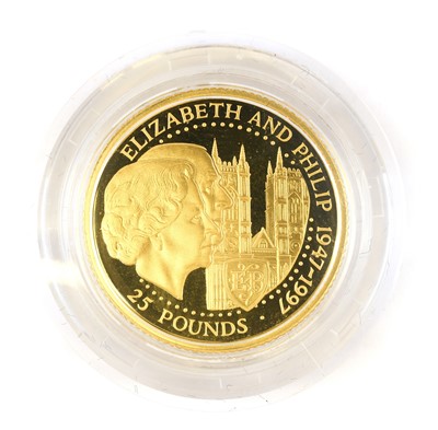 Lot 255 - Guernsey, Gold Proof £25 1997, (.999 gold,...