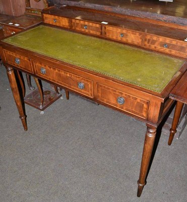 Lot 619 - Mahogany writing table