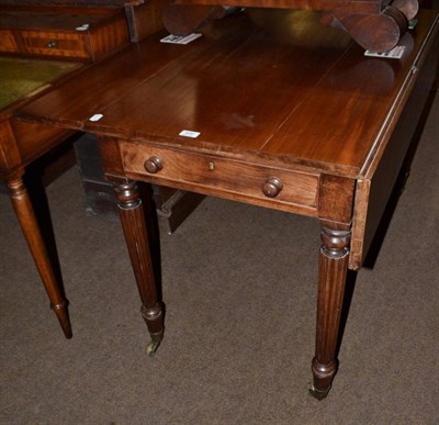 Lot 620 - George IV mahogany Pembroke table