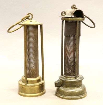 Lot 112 - Davy Lamps