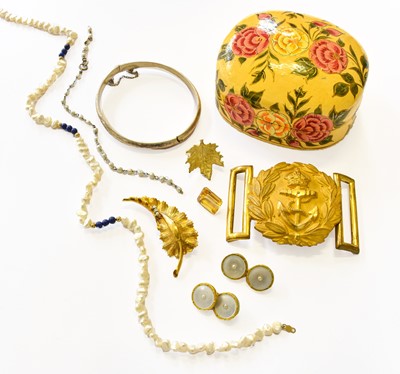 Lot 180 - A Small Quantity of Jewellery, including a...