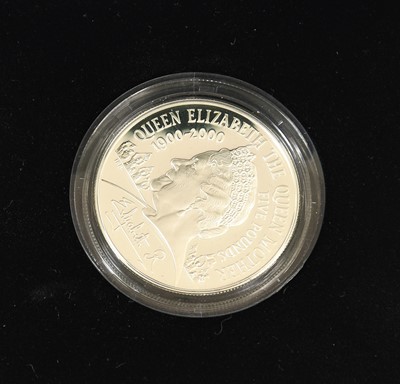 Lot 97 - 7 x Silver Proof Piedfort Crowns, comprising:...