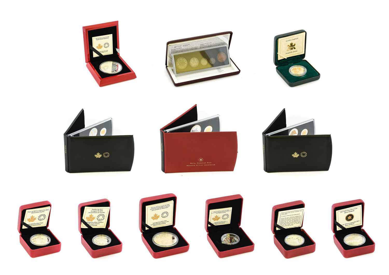 Lot 113 - 12 x Canada, Silver Proof Coins and Specimen...