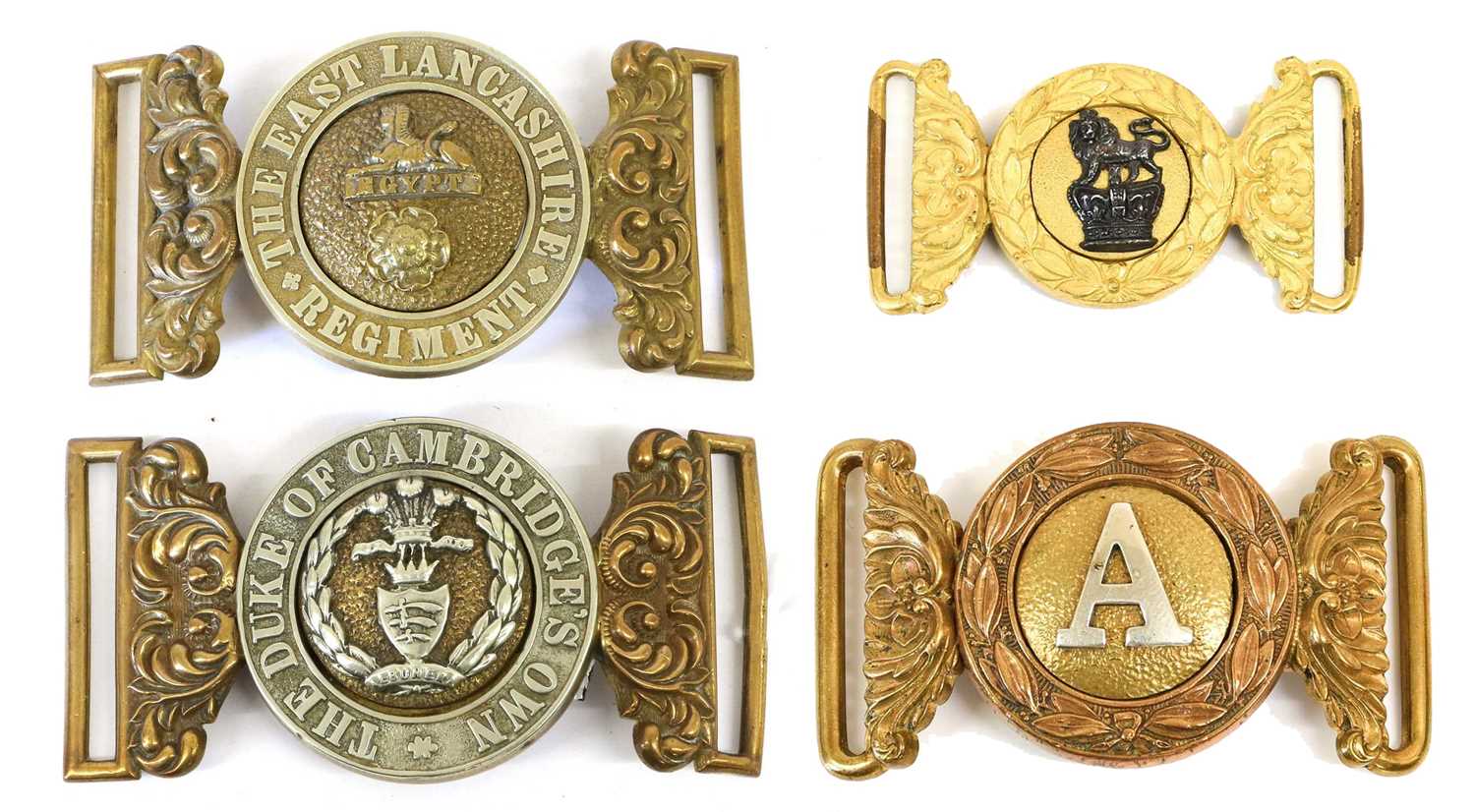 Lot 52 - A Victorian Officer's Waist Belt Clasp to the...