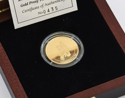 Lot 314 - Zambia, Gold Proof 10,000 Kwacha 1999 (.916...