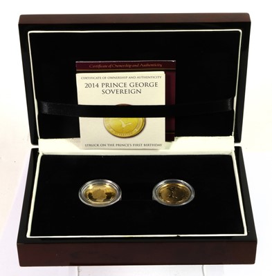 Lot 412 - Tristan da Cunha, Gold Proof Sovereign 2-Coin...