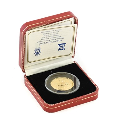 Lot 251 - Gibraltar, Gold Proof Half Crown 2002 (.999...