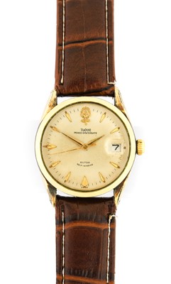 Lot 2413 - Tudor: A Gold Plated ''Big Rose'' Automatic...